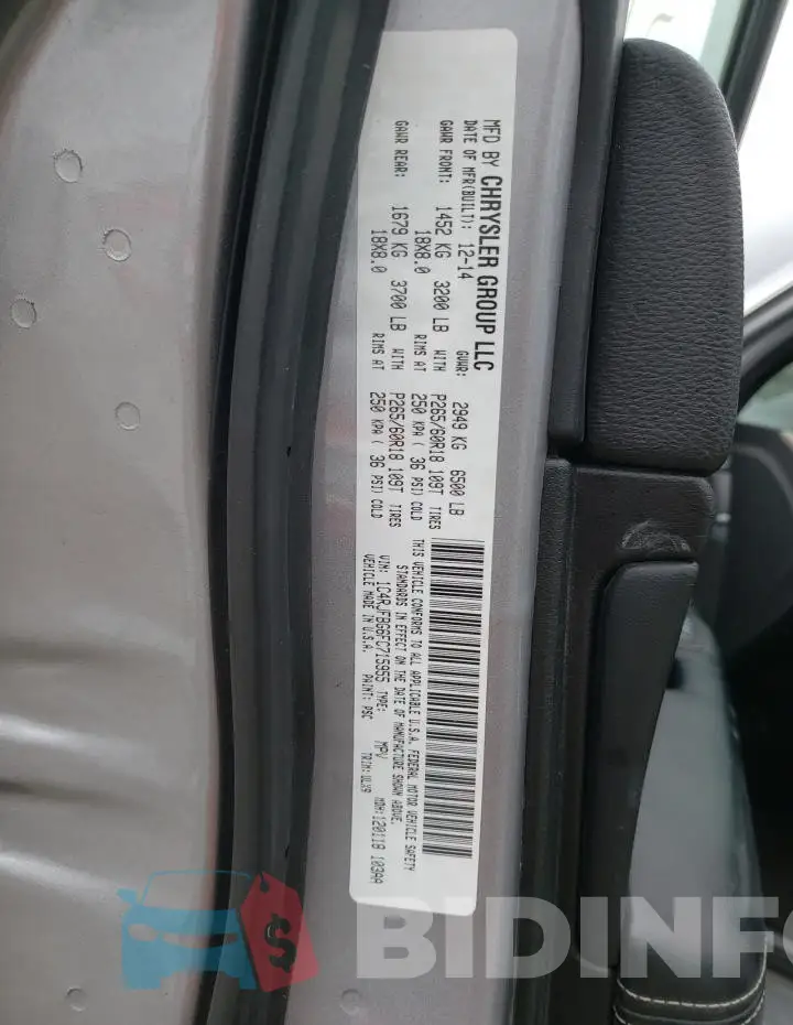 1C4RJFBG6FC715955 Photo# 13