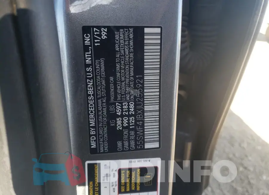 55SWF4JBXJU255921 Photo# 12