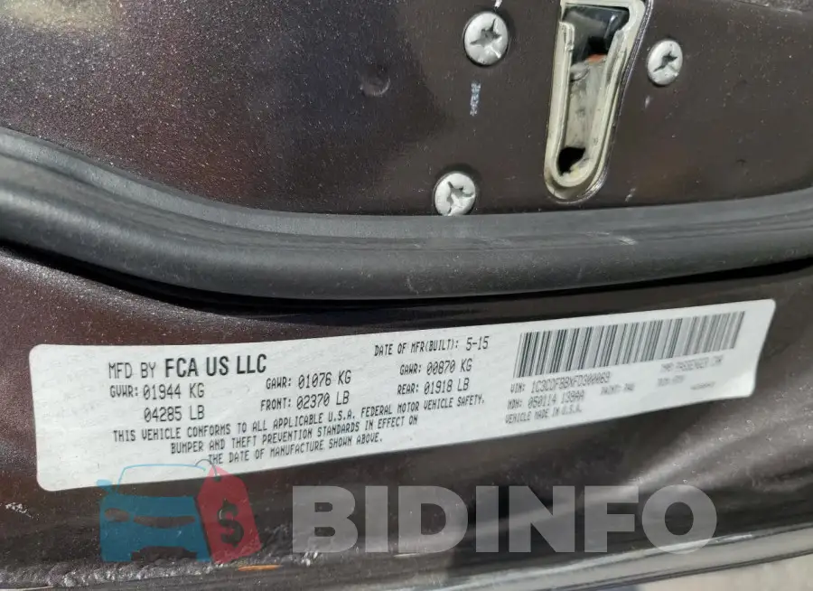 1C3CDFBBXFD300069 Photo# 12