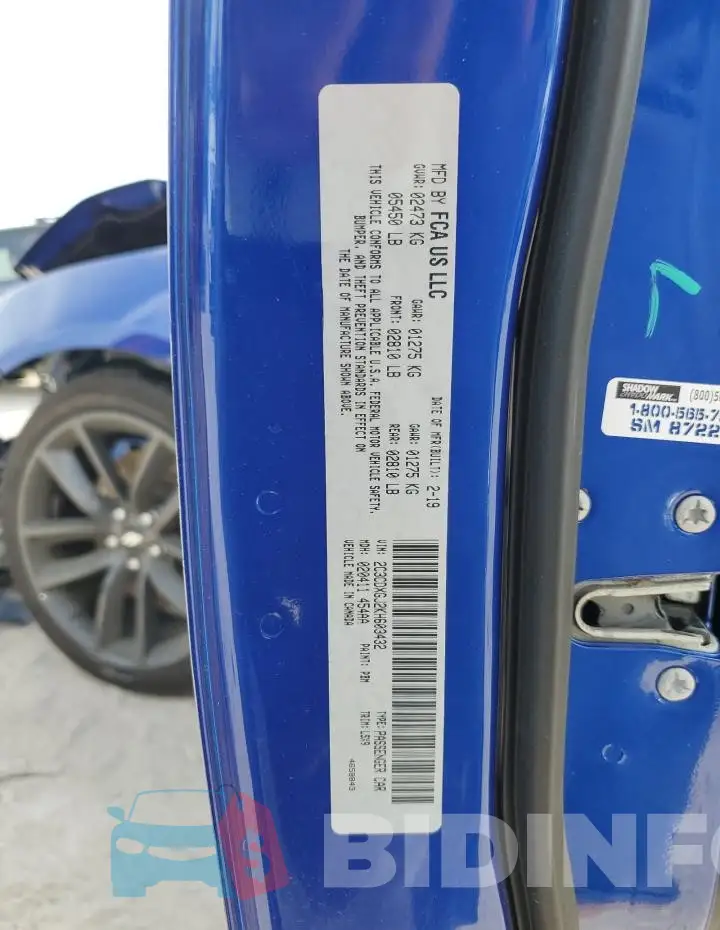 2C3CDXGJ2KH603432 Photo# 13