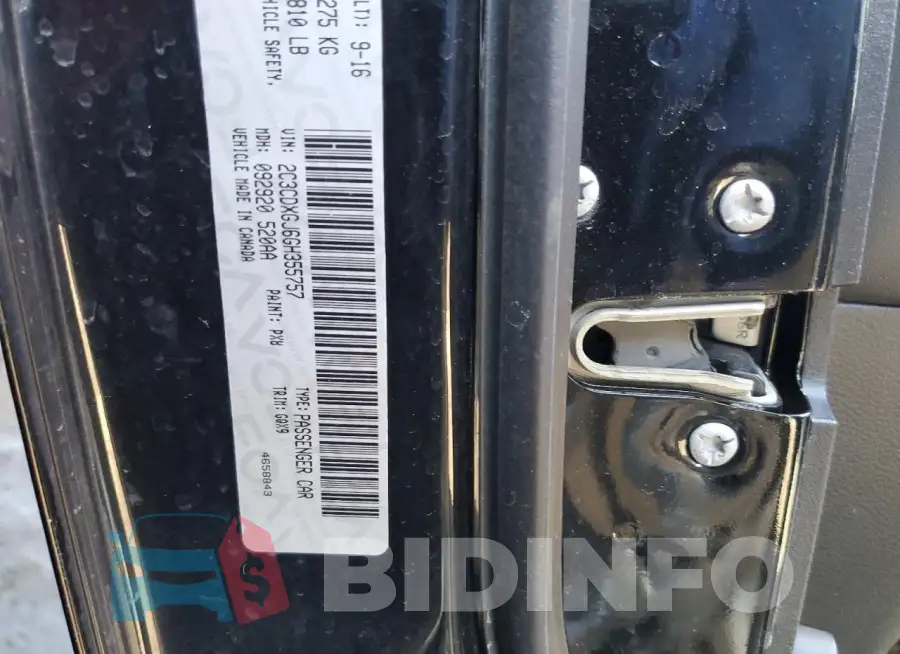 2C3CDXGJ6GH355757 Photo# 12