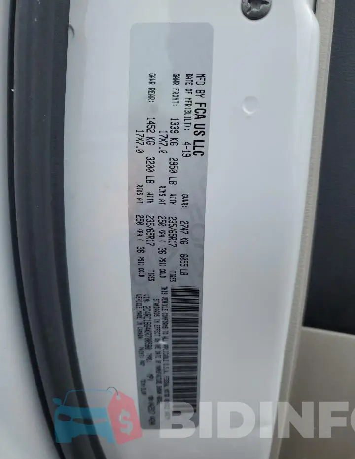 2C4RC1BG4KR700580 Photo# 13