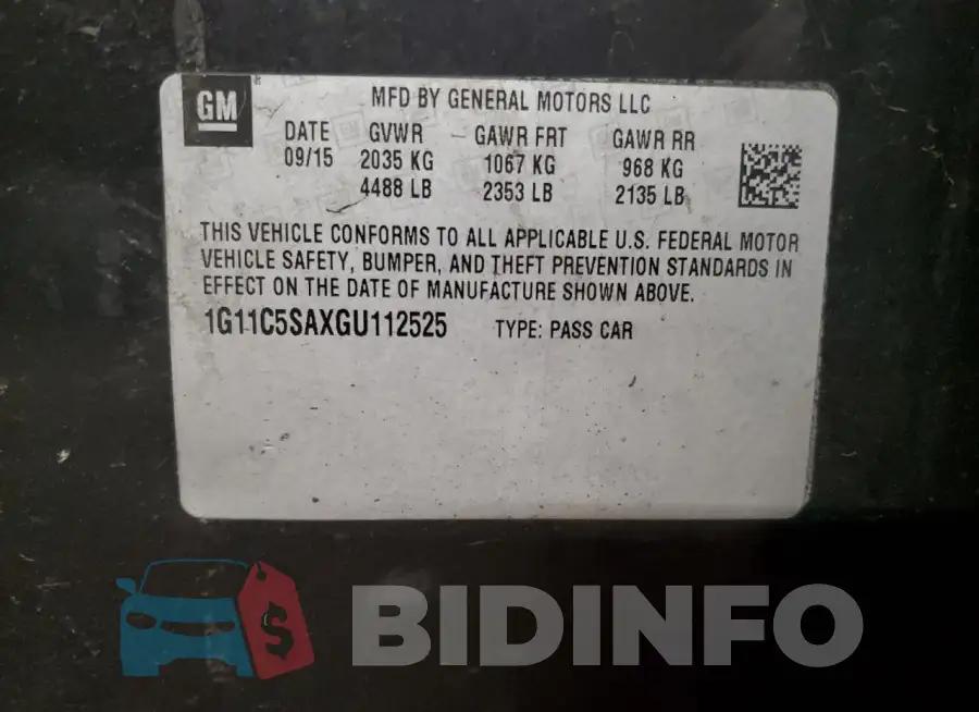 1G11C5SAXGU112525 Photo# 12