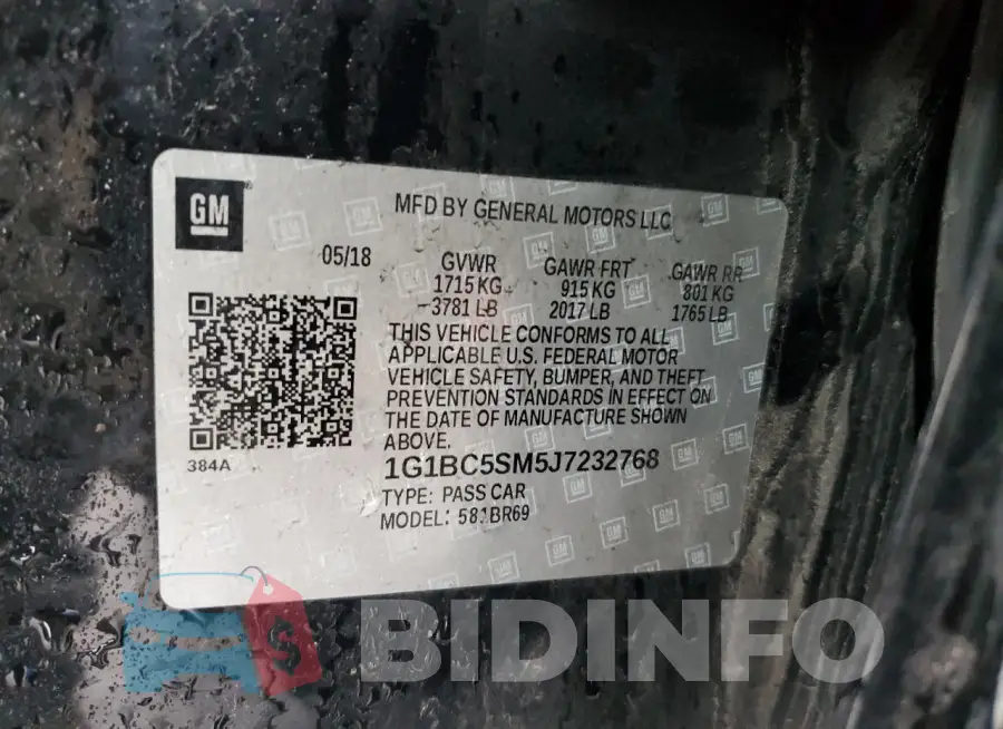 1G1BC5SM5J7232768 Photo# 13