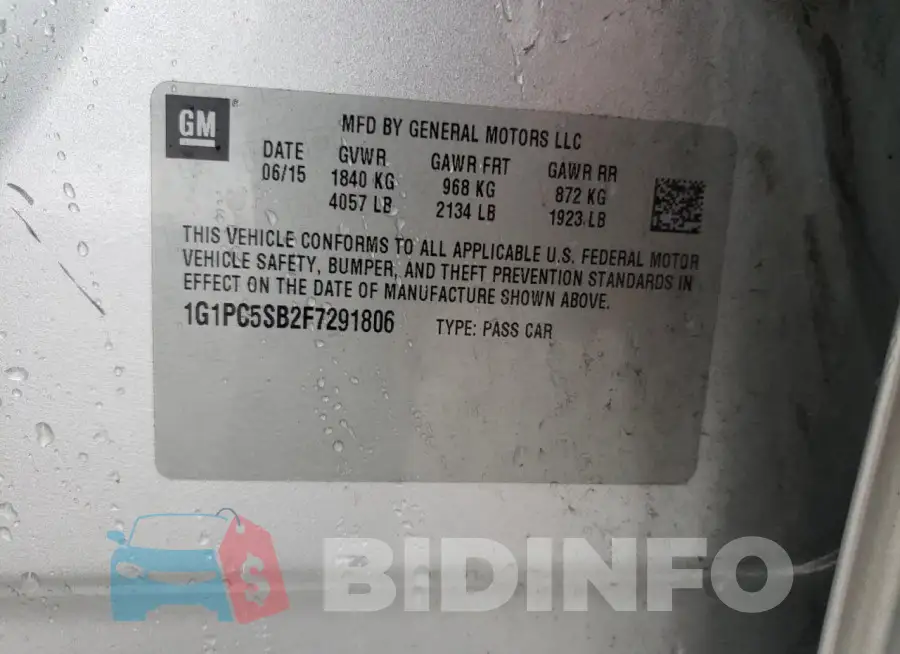 1G1PC5SB2F7291806 Photo# 12