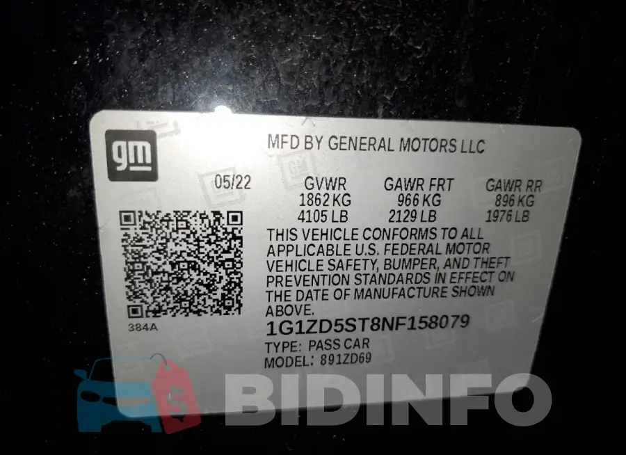 1G1ZD5ST8NF158079 Photo# 12