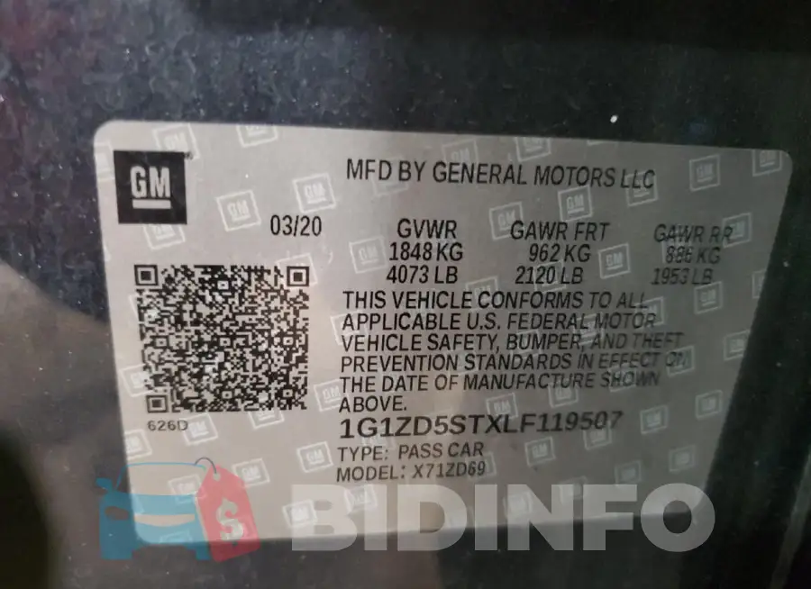 1G1ZD5STXLF119507 Photo# 12