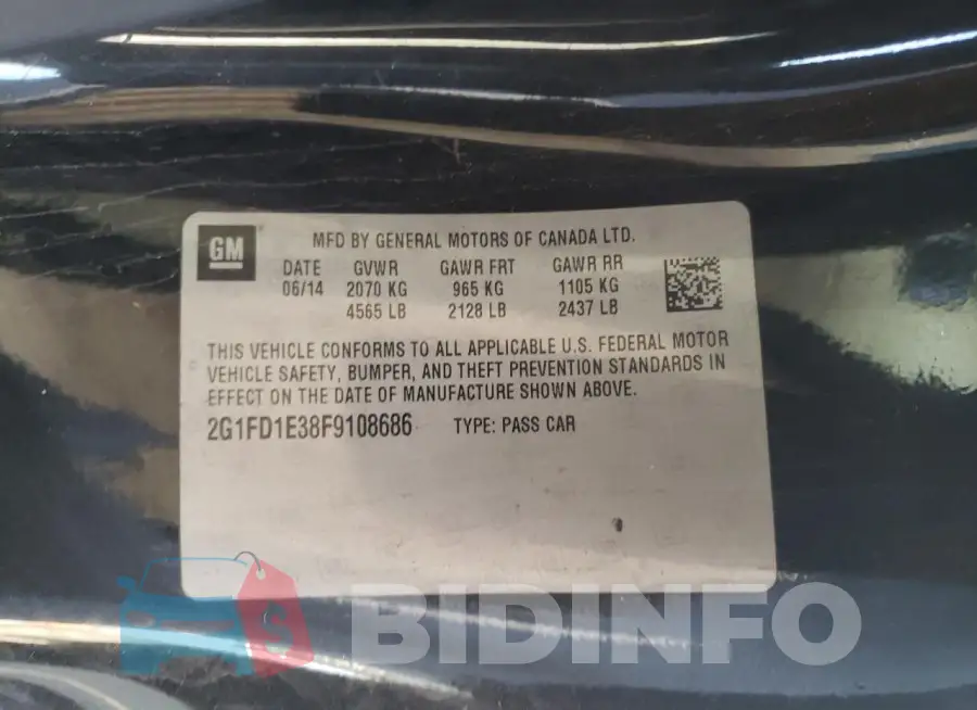 2G1FD1E38F9108686 Photo# 13
