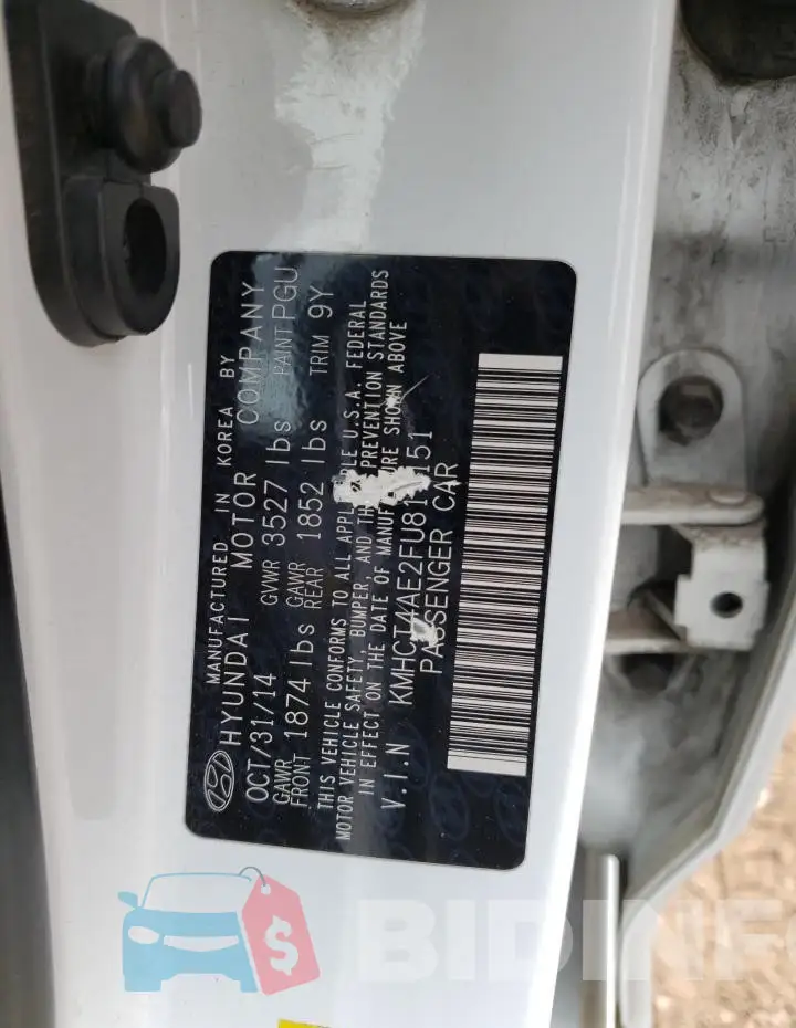 KMHCT4AE2FU817151 Photo# 12