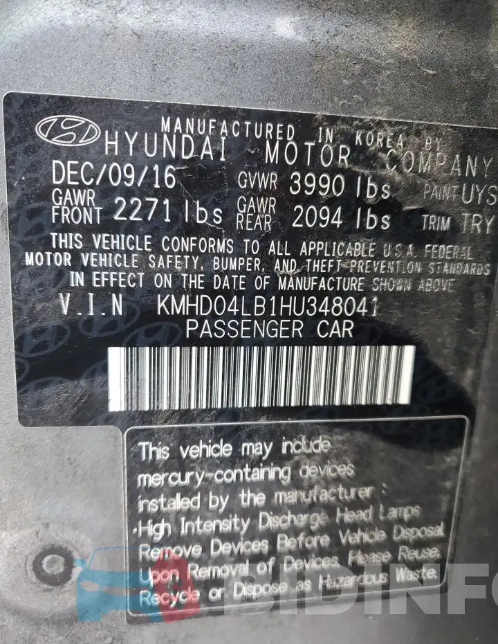KMHD04LB1HU348041 Photo# 12