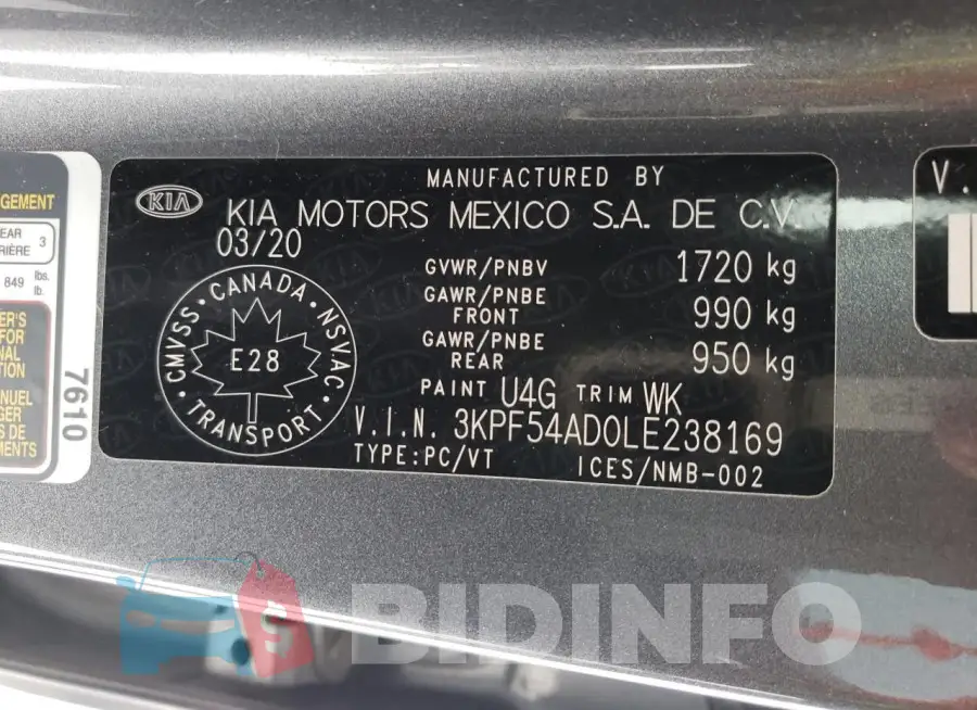 3KPF54AD0LE238169 Photo# 12