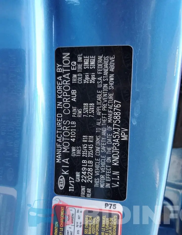 KNDJP3A5XJ7588767 Photo# 12