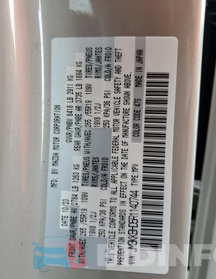 JM3KKBHD5R1140744 Photo# 13
