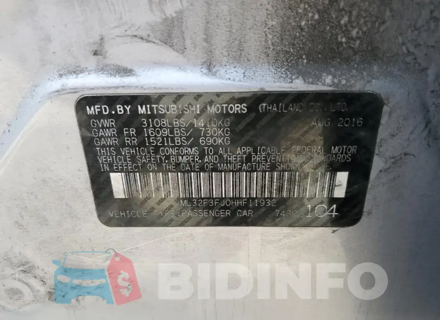 ML32F3FJ0HHF11932 Photo# 12