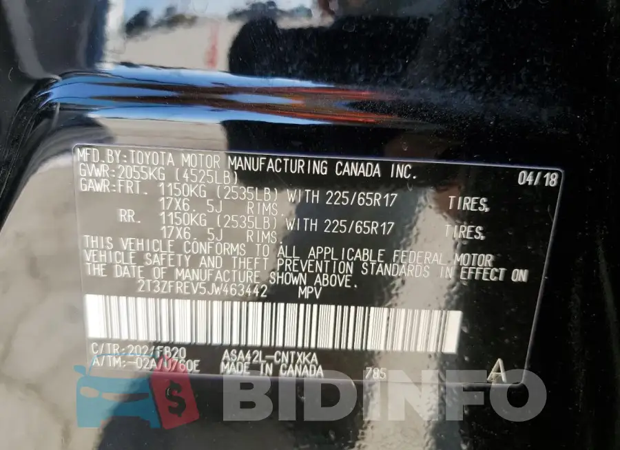 2T3ZFREV5JW463442 Photo# 14