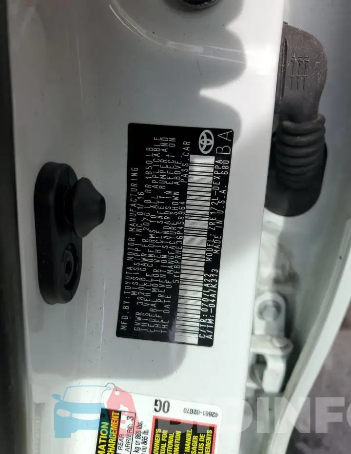 5YFBPRHE3GP458964 Photo# 12