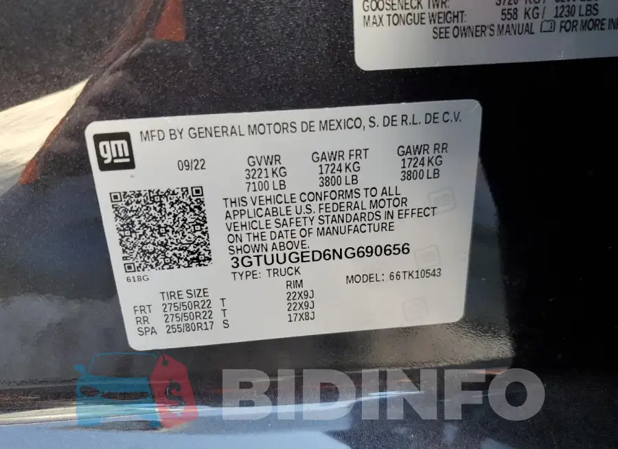 3GTUUGED6NG690656 Photo# 12