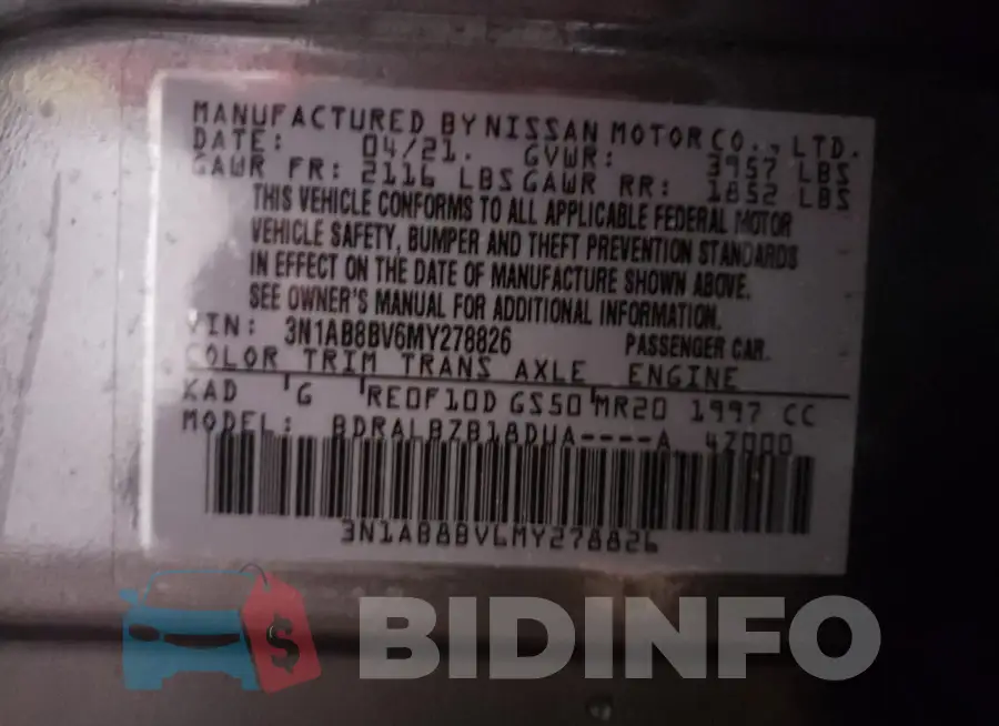 3N1AB8BV6MY278826 Photo# 12