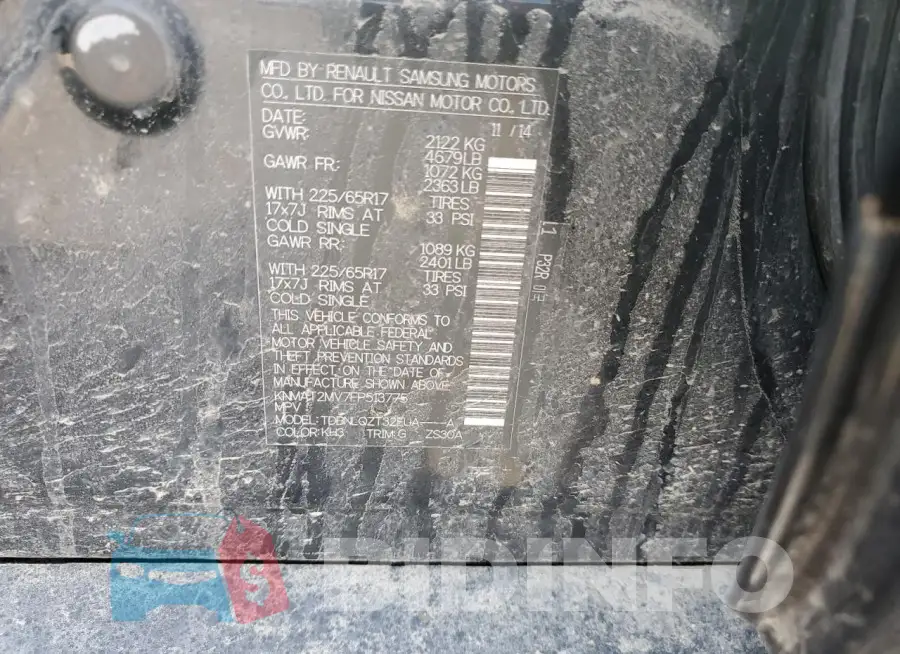 KNMAT2MV7FP513775 Photo# 14