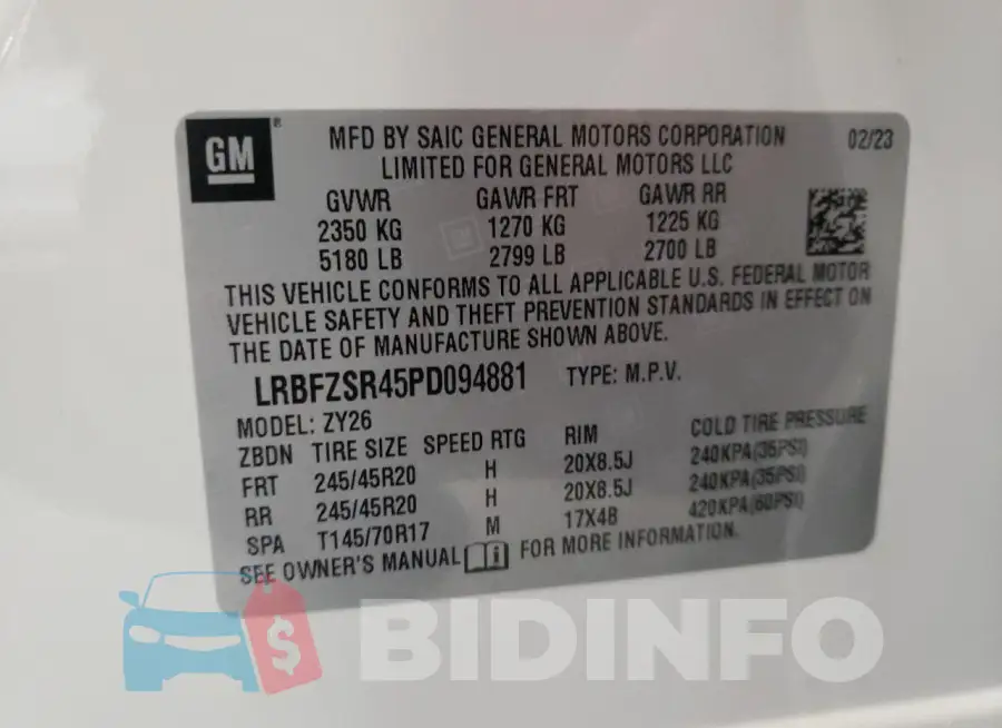 LRBF0SR45PD094881 Photo# 12