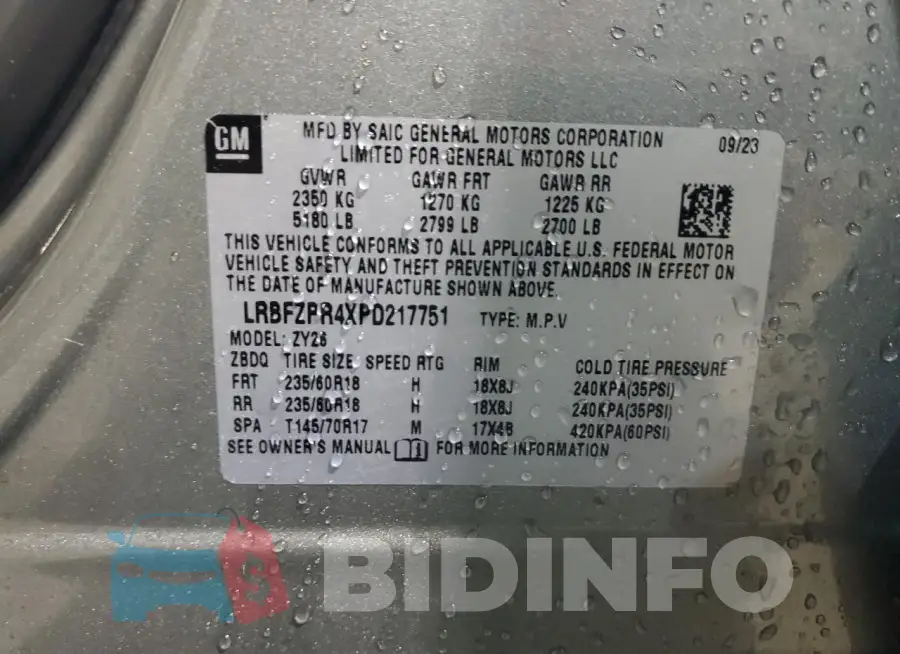 LRBFZPR4XPD217751 Photo# 13