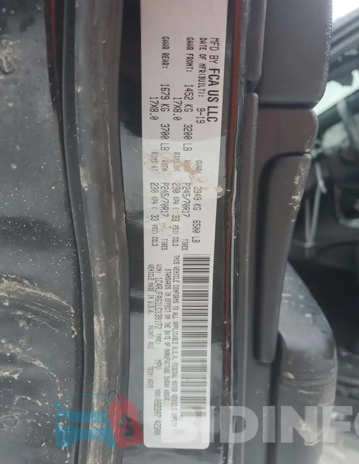1C4RJFAG1LC139172 Photo# 12