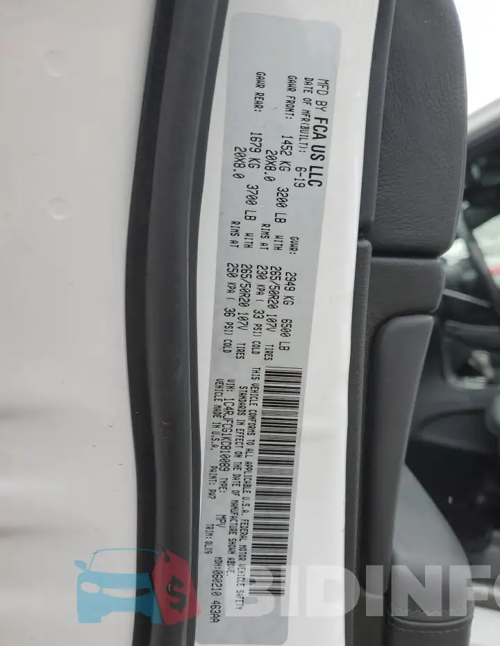 1C4RJFCG1KC810089 Photo# 13