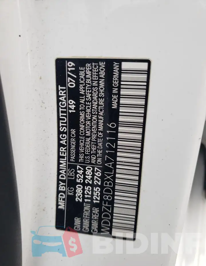 WDDZF8DBXLA712116 Photo# 12