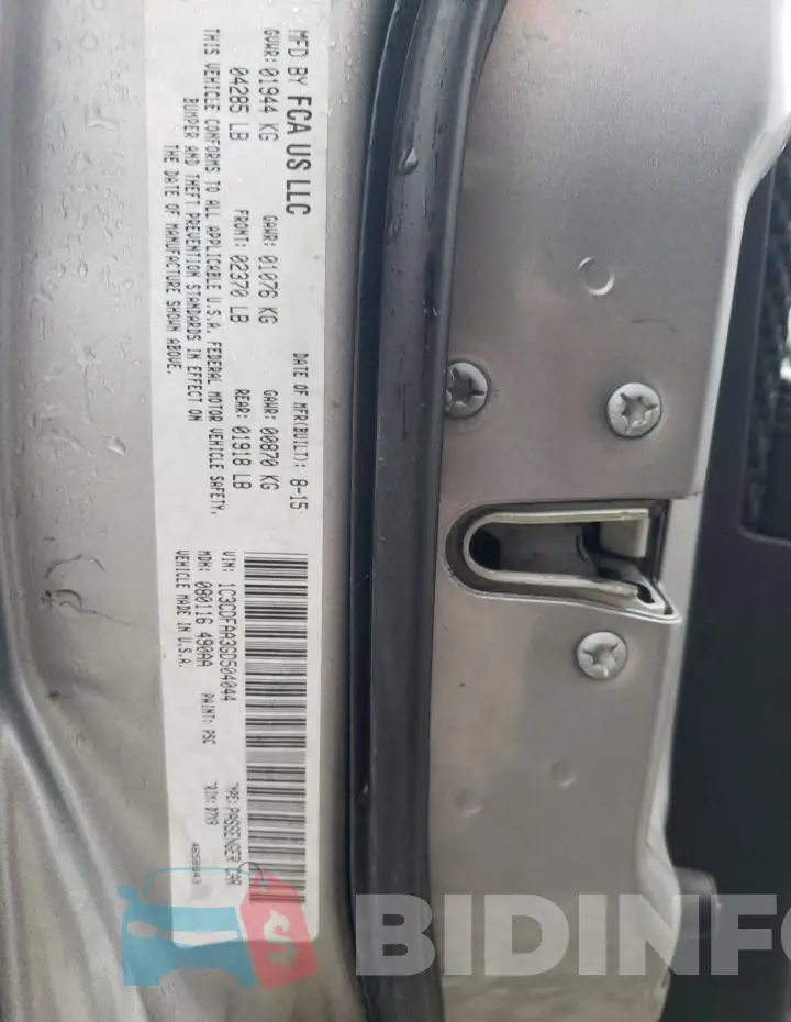 1C3CDFAA3GD504044 Photo# 12