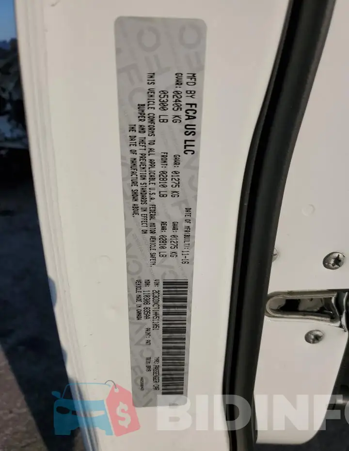 2C3CDXCT1HH511051 Photo# 13