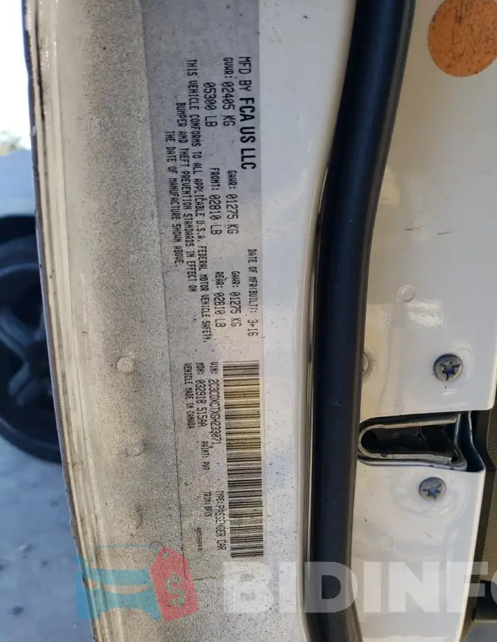 2C3CDXCTXGH233071 Photo# 12