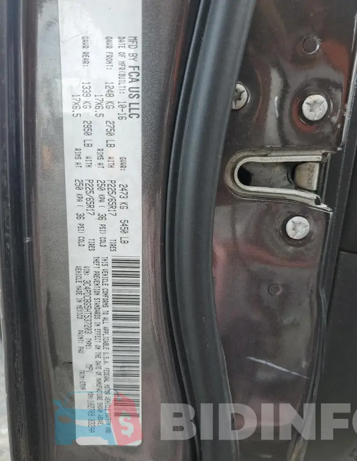 3C4PDCBG5HT537203 Photo# 12