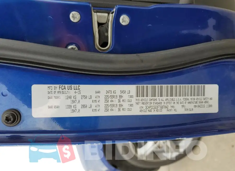 3C4PDCGG3FT687042 Photo# 13