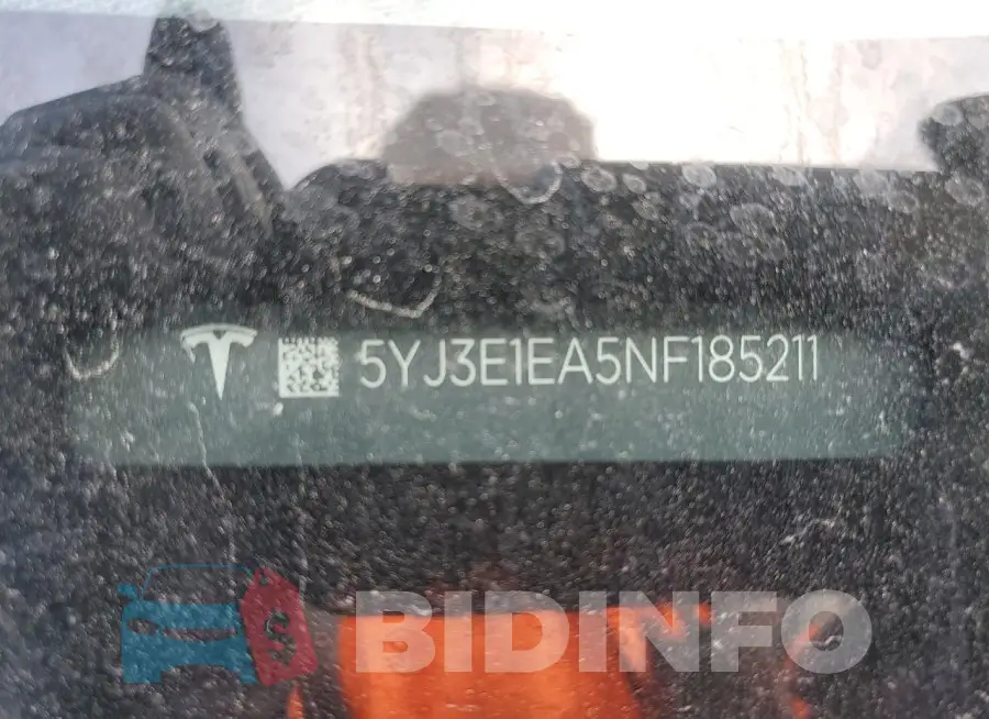 5YJ3E1EA5NF185211 Photo# 12