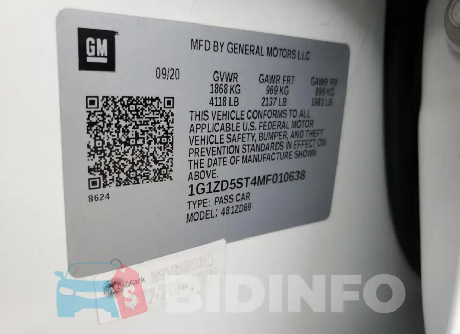 1G1ZD5ST4MF010638 Photo# 13