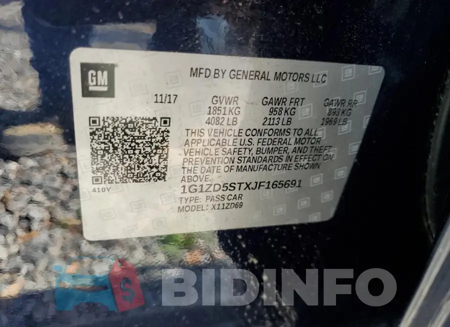 1G1ZD5STXJF165691 Photo# 13