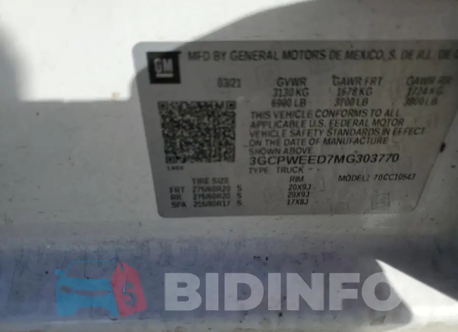 3GCPWEED7MG303770 Photo# 12