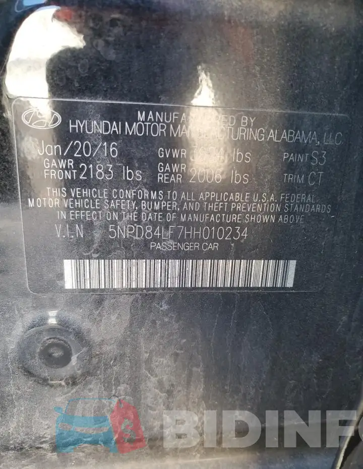 5NPD84LF7HH010234 Photo# 13