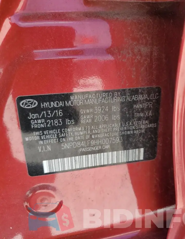 5NPD84LF9HH007593 Photo# 13