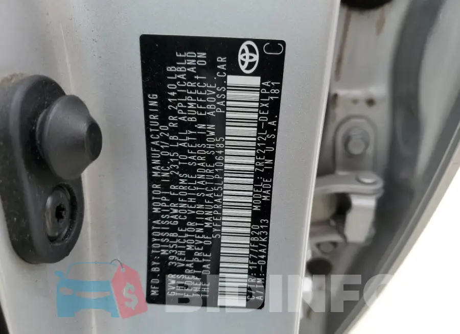 5YFEPRAE5LP106485 Photo# 12