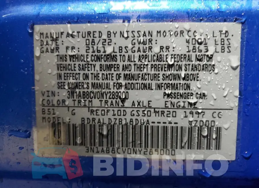 3N1AB8CV0NY289000 Photo# 12