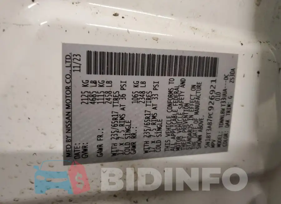5N1BT3AB7PC926921 Photo# 13