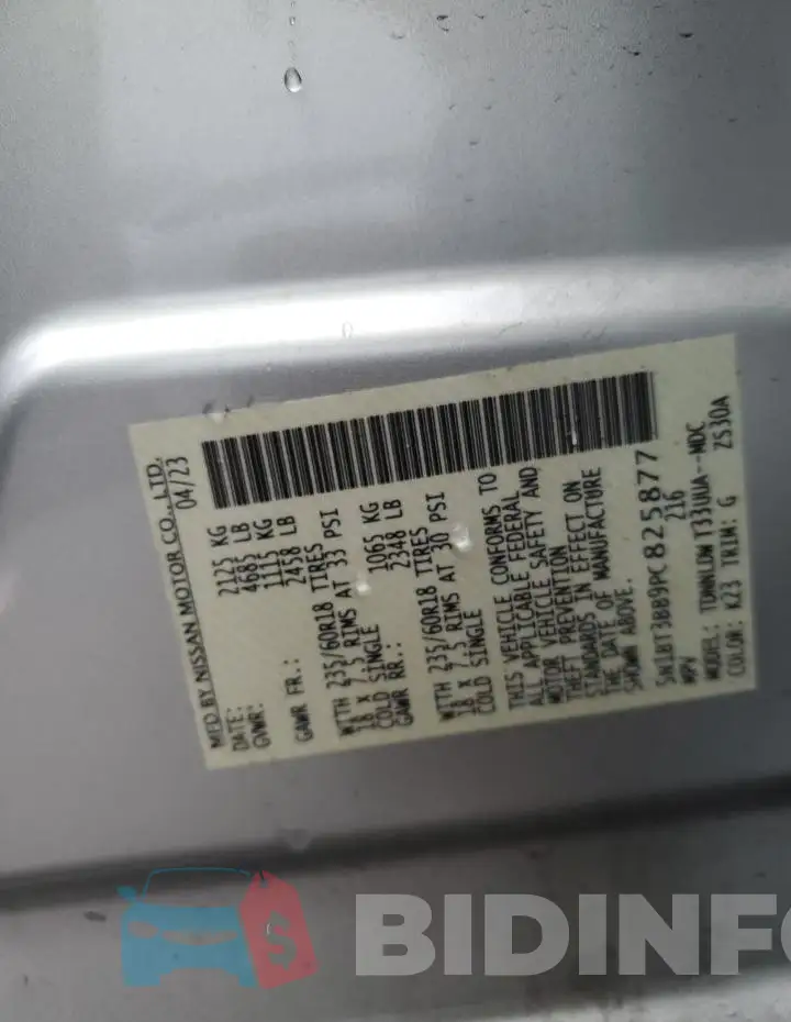 5N1BT3BB9PC825877 Photo# 13