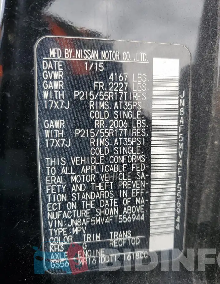 JN8AF5MV4FT556944 Photo# 13
