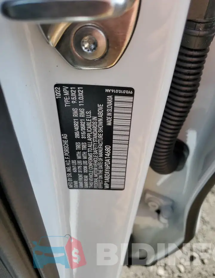 WP1AB2AY6PDA14680 Photo# 12