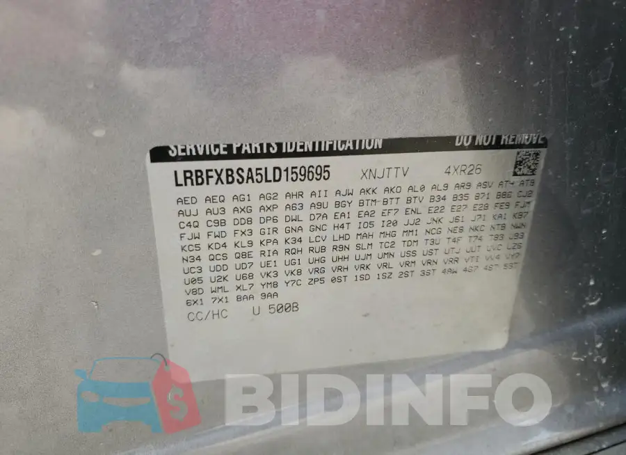 LRBFXBSA5LD159695 Photo# 14