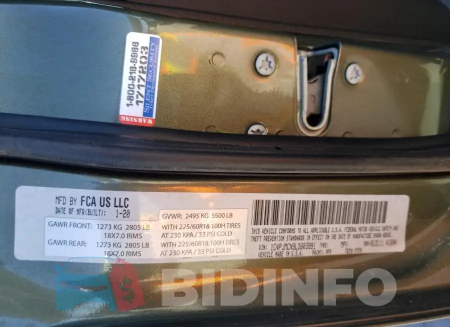1C4PJMCX9LD603991 Photo# 14