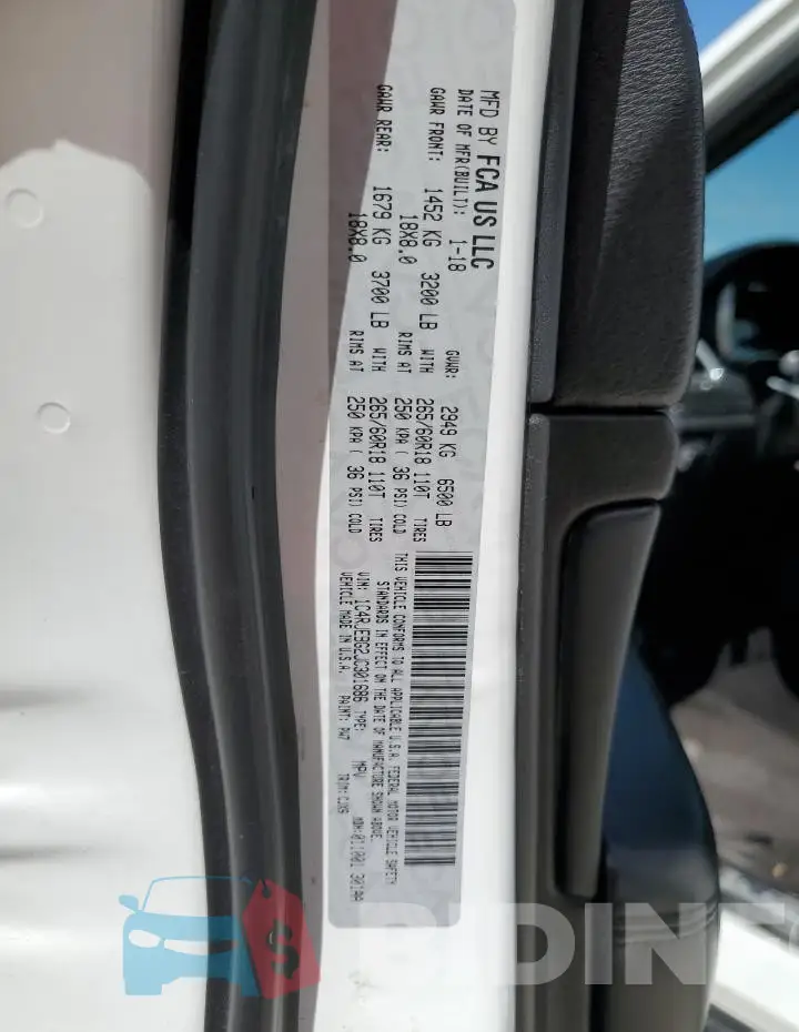 1C4RJEBG2JC301686 Photo# 13