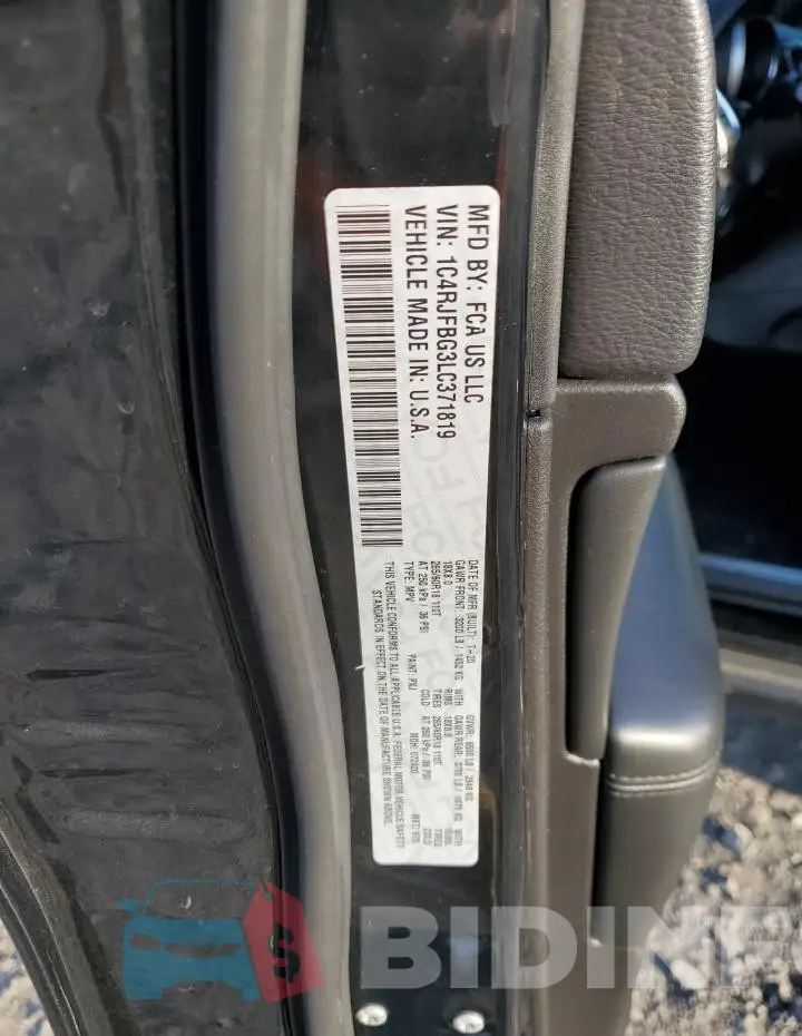 1C4RJFBG3LC371819 Photo# 12