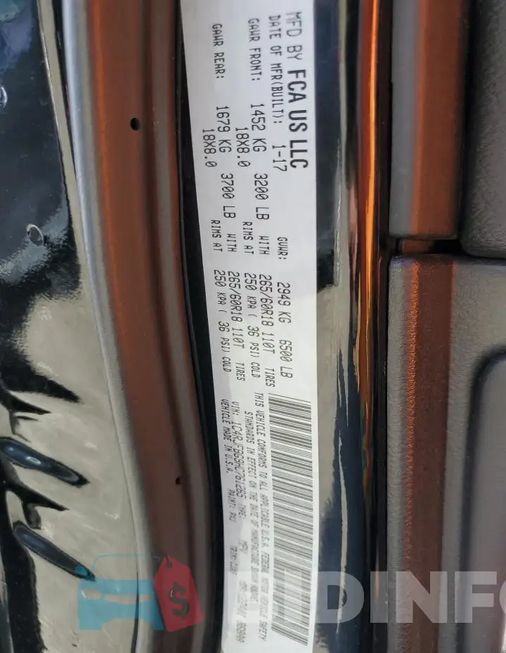 1C4RJFBG9HC761265 Photo# 12